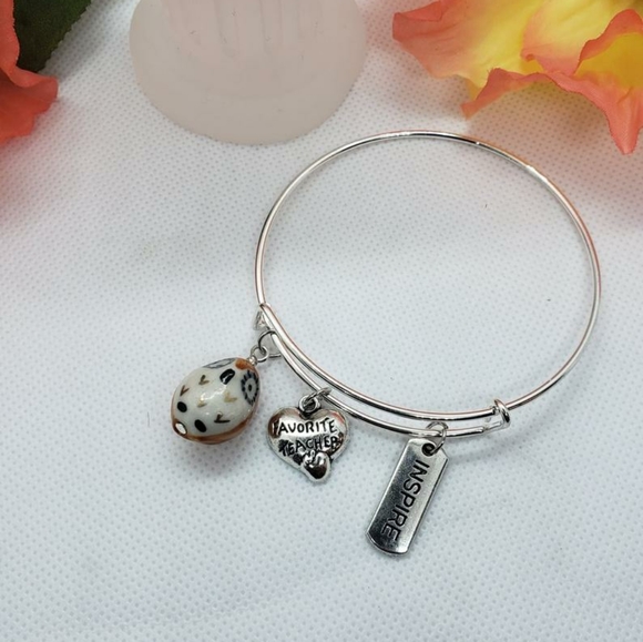 Favorite Teacher Bangle - Inspire - Picture 1 of 2